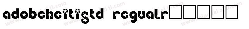adobeheitistd regualr字体转换